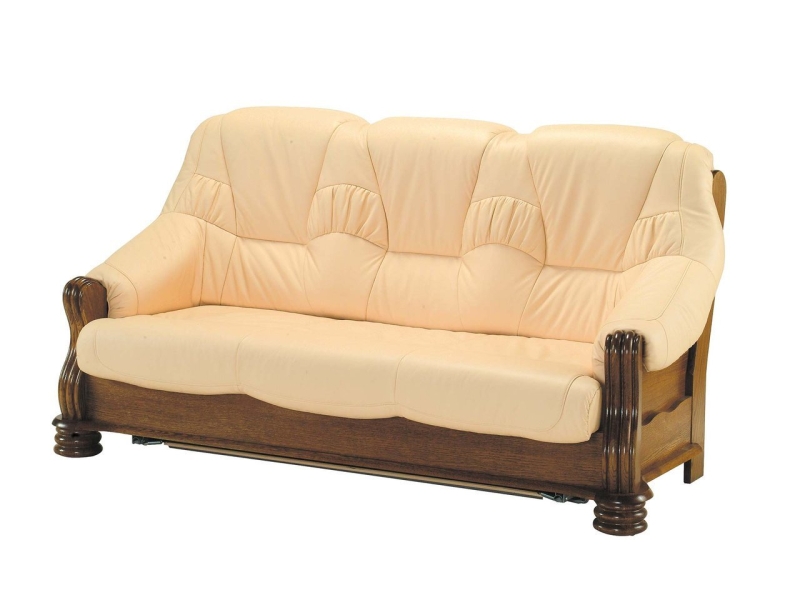 MODELL "ADAM SMITH" 3 SITZER SOFA IN ECHTLEDER !